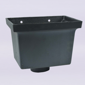 Rainwater Hopper Classical Black - 300mm Width