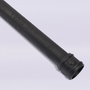 Rainwater Pipe Plain Classical Black 75x1830