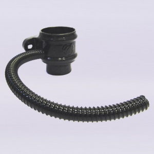 Rainwater Diverter Kit Top Coat Classical Plus Black