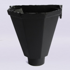 Rainwater 75mm Flat Head Classical Black