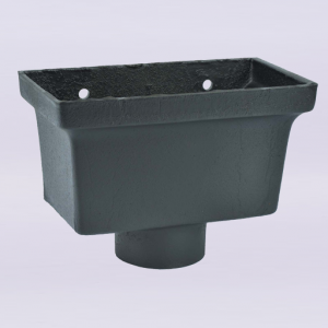 Rainwater Hopper Classical Black - 280mm Width