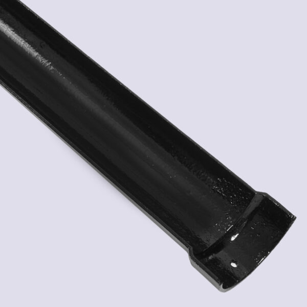 G800 Half Round Gutter Classical Black Plus