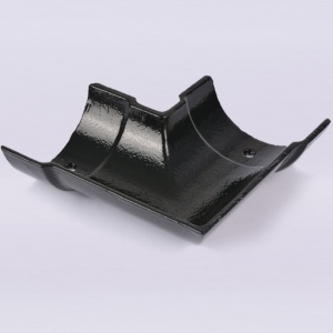 100x90 Half Round Angle Double Socket Classical Black Plus