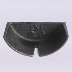 Half Round Stop End For Socket Classical Black