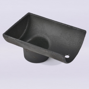 Half Round Drop End For Socket Class Black