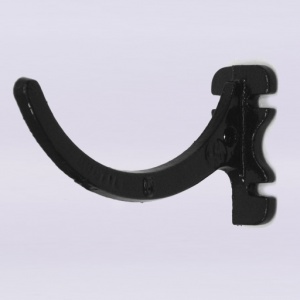 Half Round Fascia Bracket Classical Plus Black