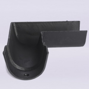 Deep Half Round Angle Right Hand Classical Black