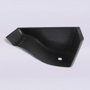 115mm Ogee Stop End For Socket Classical Black