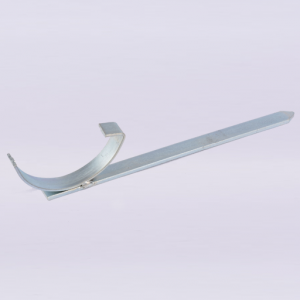 115mm Drive-In Bracket With Retaining Lip Galvanised Finish
