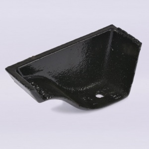 125 Ogee Stop End For Socket Class.Blk Plus
